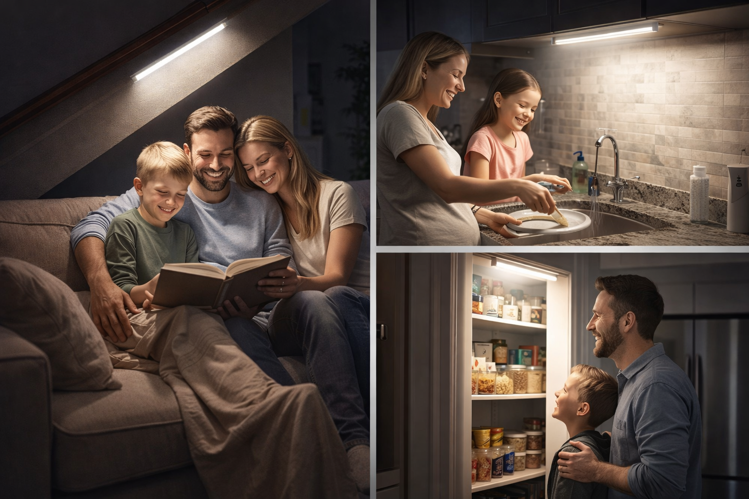 Luces LED con Sensor, recargable