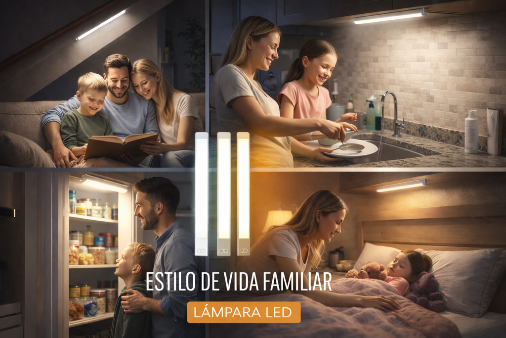 Luces LED con Sensor, recargable