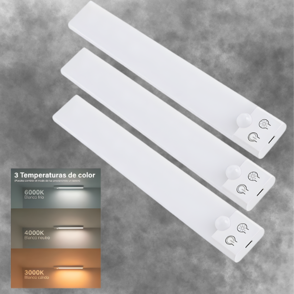 Luces LED con Sensor, recargable